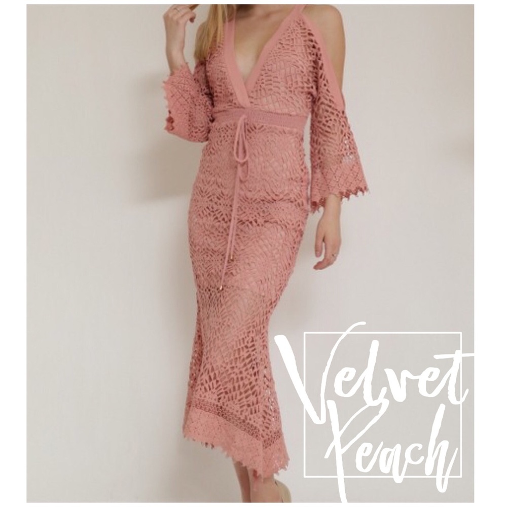 Boho Rose Crochet Dress.